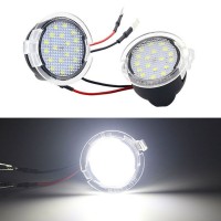 2 PCS 18 LED Under Mirror Puddle Light  Replacement for Ford Mondeo S-Max EDGE Explorer F-150