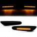 2 Pcs Smoke LED Side Marker Light Turn Signal Light Lamp  For BMW 3 Series E46 E60 E90 E92 E93 E87