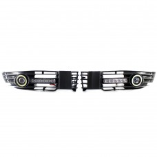 Pair of Front Bumper Grille Fog Light LED DRL Turn Signal Lamp Replacement For VW Passat B5.5 2001-2005