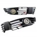 Pair of Front Bumper Grille Fog Light LED DRL Turn Signal Lamp Replacement For VW Passat B5.5 2001-2005