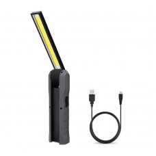 Portable Foldable USB Work Light 4 Mode COB Flashlight Rechargeable Magnetic LED Torch Flexible for Garage Mechanic Auto Car Truck Repair Camping Hiking Emergency