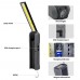 Portable Foldable USB Work Light 4 Mode COB Flashlight Rechargeable Magnetic LED Torch Flexible for Garage Mechanic Auto Car Truck Repair Camping Hiking Emergency