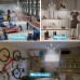 LED Garage Lights,150W Deformable Garage Lights, 6000-6500K 220V E26/E27 Super Bright Adjustable LED Shop Lights for Garages, Workshop, Workbench, Barn, Warehouse, Full Area, Basement