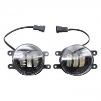 2pcs Fog Light Lamp White/Yellow Dual Color LED Bumper Driving Fog lamp Replacement For Toyota