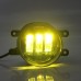 2pcs Fog Light Lamp White/Yellow Dual Color LED Bumper Driving Fog lamp Replacement For Toyota