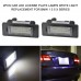 2PCS Car LED License Plate Lamps 24 Beads White Light License Tag Lights Number Plate Lamps Replacement for BMW 1 3 5 X Series