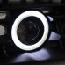 Car Fog Lights Lamps Angel Eye Grilles Harness Replacement For VW Transporter T5 T28 T30 2003-2009