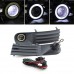 Car Fog Lights Lamps Angel Eye Grilles Harness Replacement For VW Transporter T5 T28 T30 2003-2009