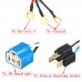 12V Car H4 Headlight Relay Wiring Harness Ceramic Lampholder Big Lamp Brilliance Intensifier