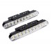 2pcs 30LEDs Car Daytime Running Light DRL Daylight Lamp with Turn Signal Indicators Lights