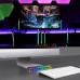 32 Bit RGB Sound Field Pickup Ambient Light Voice Activated Pickup Rhythm Light Sound Reactive LED Light Bar Colorful Fashionable BT Control Lamp Bar for Car Home Office Decoration