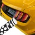 Hollow Honeycomb Car Rear Tail Light Sticker Adhesive Universal Tail Light Lamp Cover Black Decal