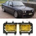 Pair of Left & Right Front Fog Light Transparent Plastic Lens Kit for BMW E30 3-Series 1985-1993