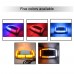 12v Car Roof Led Strobe Lights Bar Police Emergency Warning Fireman Flash Led Police Lights  red and blue