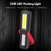 USB Rechargeable COB LEDs Working Light with Magnetic-base Portable Flashlight Night Lights Outdoor Hanging Hook Camp Light