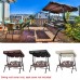 Outdoor Top Swing Canopy Waterproof Cover Garden Sun Shade Patio Swing Cover Case Chairs Hammock Cover Pouch