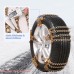 Snow Chain Anti-Skid Tire Snow Chains, Emergency Traction Car Snow Tyre Chains Universal for Vehicle Off-Road Truck/SUV Safe Tire Wheel Chain