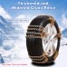 Snow Chain Anti-Skid Tire Snow Chains, Emergency Traction Car Snow Tyre Chains Universal for Vehicle Off-Road Truck/SUV Safe Tire Wheel Chain