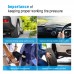 Car TPMS Tire Pressure Monitoring System Car Wireless Alarm System TPMS, 4 External Sensors, Tire Pressure & Temperature Real-time Display