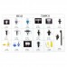 730Pcs Bumper Retainer Clips Kit Car Fastener Rivet Multi-purpose Clips Door Trim Panel Clips Universal,18 Sizes