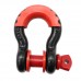 Tow Shackle Robber D Ring Bow Shackle Isolator 2 Pack Towing Accessory for Pick-up, Off-road Vehicle Recovery