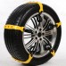 10Pcs Car Tire Snow Chains Wear-resistant Non-slip Low Temperature Resistant Free Lift Jack Road Emergency Snow Chains