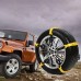 10Pcs Car Tire Snow Chains Wear-resistant Non-slip Low Temperature Resistant Free Lift Jack Road Emergency Snow Chains