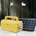 Multifunctional Portable Solar Radio with USB Memory Card MP3 Music Playing Function Outdoor Camping Emergency Illumination System for Night Fishing Car Maintenance