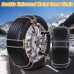 Universal Anti-skid Steel Chains Set Car Skid Belt Kit Snow Mud Sand Tire Clip-on Chain Wear Resistant Practical