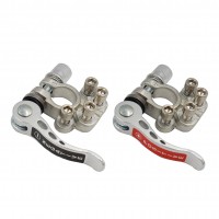 2PCS Battery Terminals Connectors Quick Release Disconnect Positive Negative for SAE/JIS Type A Posts