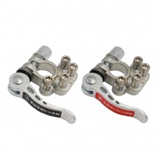 2PCS Battery Terminals Connectors Quick Release Disconnect Positive Negative for SAE/JIS Type A Posts