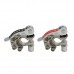 2PCS Battery Terminals Connectors with Hex Wrench Quick Release Disconnect Positive Negative for SAE/JIS Type A Posts