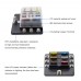 6 Way Blade Fuse Box with LED Indicator Fuse Block for Car Boat Marine Caravan 12V 24V