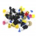 500Pcs Universal Mixed Vehicle Bumper Clips Retainer Fastener Rivet Door Panel Fender Liner