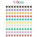 100pcs Mini Blade Fuses Auto Car Truck Assortment Fuse Kit 40A 3A 5A 7.5A 10A 15A 20A 25A 30A 35A