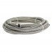 AN-6 AN6 Stainless Steel Braided Fuel Hose Oil Cooler Hose 2M