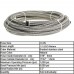 AN-6 AN6 Stainless Steel Braided Fuel Hose Oil Cooler Hose 2M