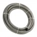 AN-6 AN6 Stainless Steel Braided Fuel Hose Oil Cooler Hose 2M