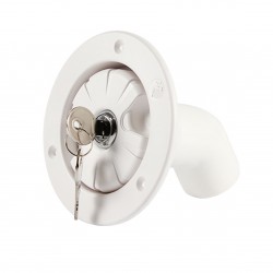 Gravity Water Inlet Lockable Cap with Lock,Hatch Filter Lockable for RV Boat Camper Trailer Caravan