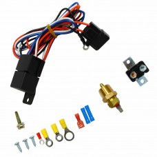 3/8 Inch 175~185 Degree Electric Engine Fan Thermostat Temperature Relay Switch Sensor Kit