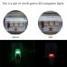 2Pcs 12V Marine Boat LED Side Bow Lights Red and Green LED Indicators Navigation Lights Yacht Lights Sailing Lights