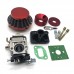 15mm Carburetor Air Filter Kit for 2-stroke 43cc 47cc 49cc Scooter ATV