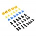 Car Body Plastic Push Pin Rivet Fasteners Trim Moulding Clip Assortments Kit