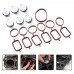 6 X 33MM Diesel Swirl Flap Blanks Intake Manifold Gaskets Repair Replacement Kit Replacement for BMW