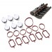 6 X 33MM Diesel Swirl Flap Blanks Intake Manifold Gaskets Repair Replacement Kit Replacement for BMW