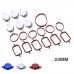 6 X 33MM Diesel Swirl Flap Blanks Intake Manifold Gaskets Repair Replacement Kit Replacement for BMW