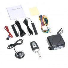 Car Alarm Systems Car SUV Switch Keyless Entry Engine Start Alarm System Push Button Remote Starter Stop Auto Anti-theft System without Vibration Sensor