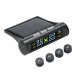 Solar TPMS Wireless Car Tire Pressure  Monitoring System with 4 External Sensors