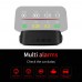 Car HUD Display, OBD+GPS Head Up Display High Definition Speedometer Car Diagnostic Tool OBD Fault Code Elimination Safe Driving Computer Overspeed Fault Alarm for All Vehicles