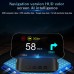 Car HUD Display, OBD+GPS Head Up Display High Definition Speedometer Car Diagnostic Tool OBD Fault Code Elimination Safe Driving Computer Overspeed Fault Alarm for All Vehicles